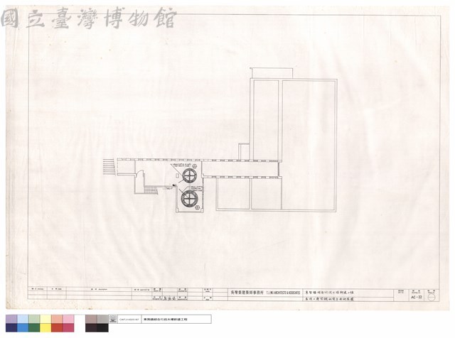 屋頂二層空調配電平面配置圖藏品圖，第1張