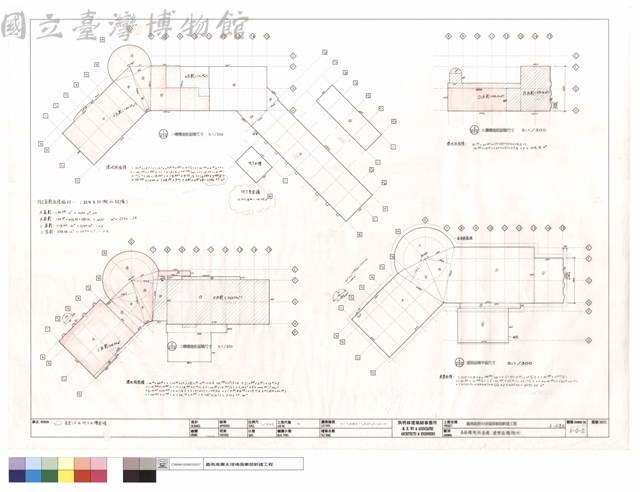 各樓層地板面積,建築面積標示藏品圖，第1張