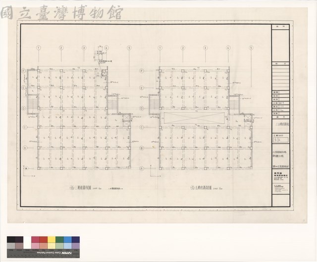 三,五樓結構平面藏品圖，第1張