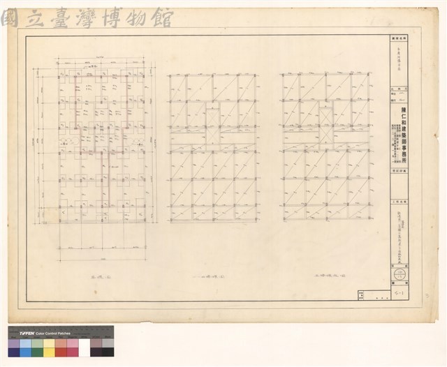 各層結構平面藏品圖，第1張