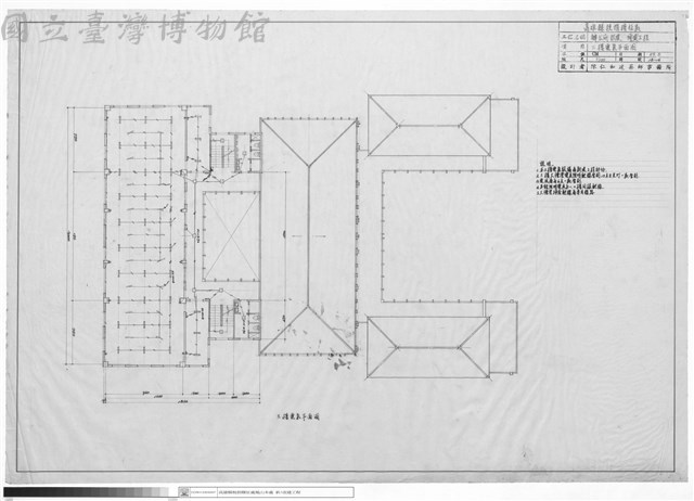 三樓電氣平面圖藏品圖，第1張
