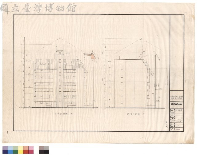 西、北向立面圖藏品圖，第1張