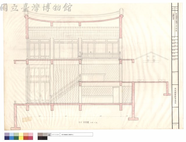 大廳剖面圖藏品圖，第1張