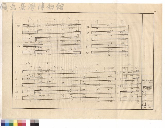 G1~G6,B1配筋(甲)藏品圖，第1張