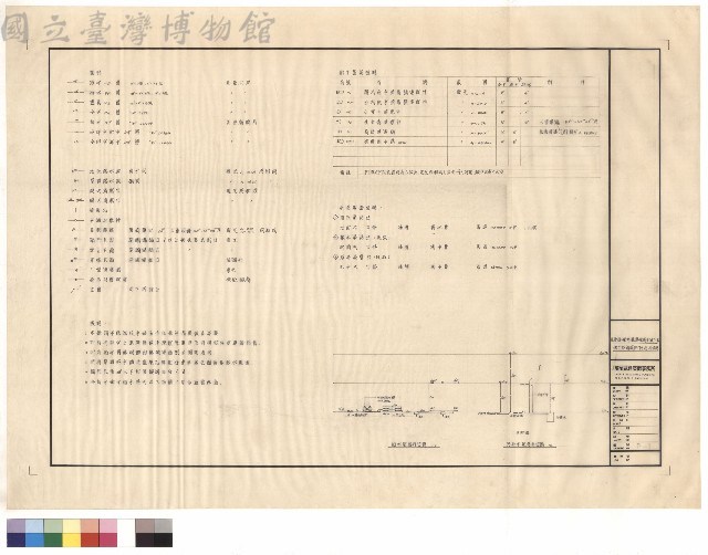 衛生設備圖例、說明及昇位圖藏品圖，第1張