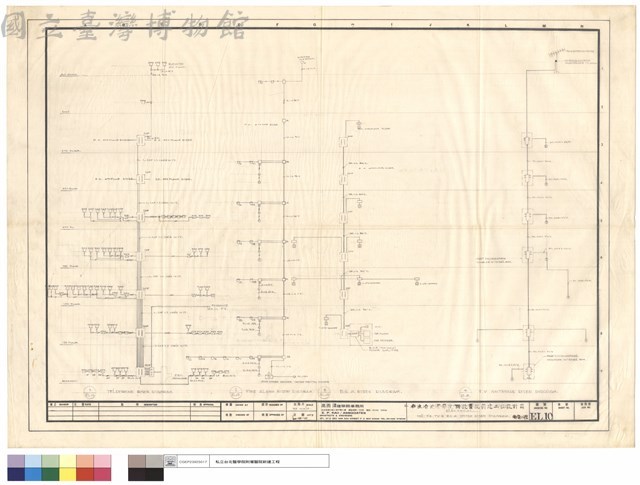 TELEPHONE RISER DIAGRAM、FIRE ALARM RISER DIAGRAM、B.G.M. RISER DIAGRAM藏品圖，第1張