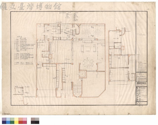 壹樓及夾層室內平面配置藏品圖，第1張