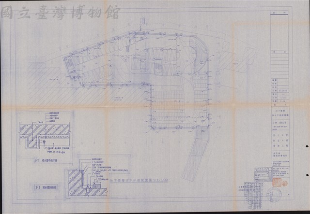 地下壹層排水平面配置圖藏品圖，第1張