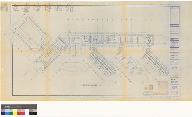 電氣工程 
壹層照明器具配線平面圖藏品圖，第1張