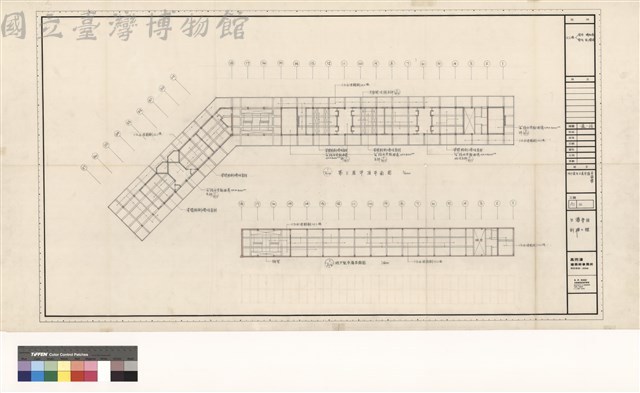 地下室及三層平頂平面圖藏品圖，第1張