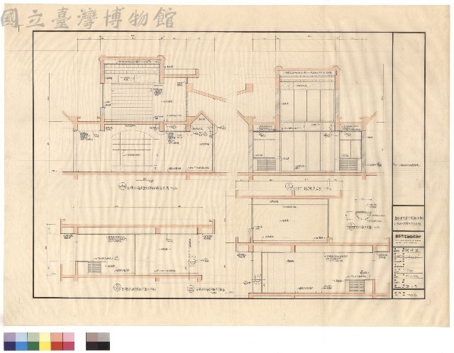 B棟2F起居、夾層神明廳剖立圖藏品圖，第1張