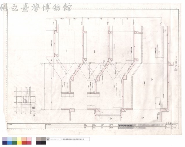 己樓梯剖面圖藏品圖，第1張