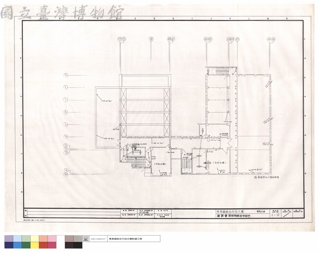 屋頂壹層照明插座平面圖藏品圖，第1張