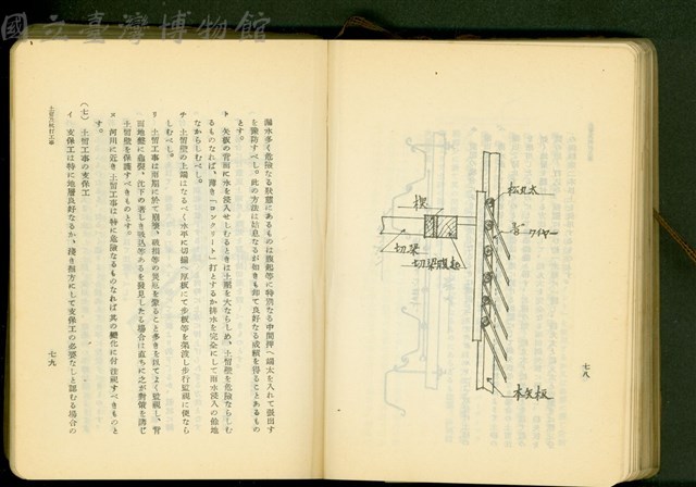 第十九章土留及杭打工事(P78-79)藏品圖，第1張