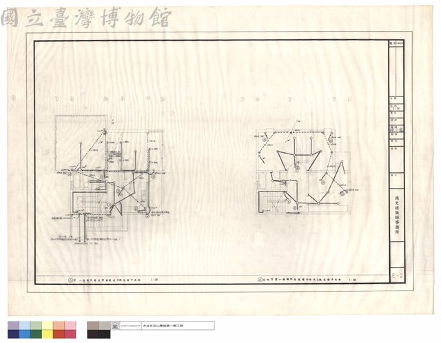 B型負載線結線圖、圖例及說明藏品圖，第1張