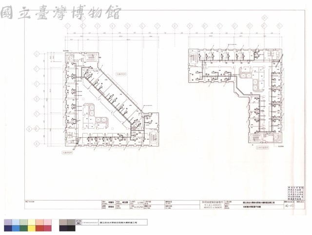 拾貳樓水管配置平面圖藏品圖，第1張