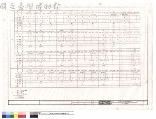 B2F地梁配筋表藏品圖，第1張
