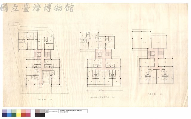 一層.地下一層及二至五層.六層平面藏品圖，第1張