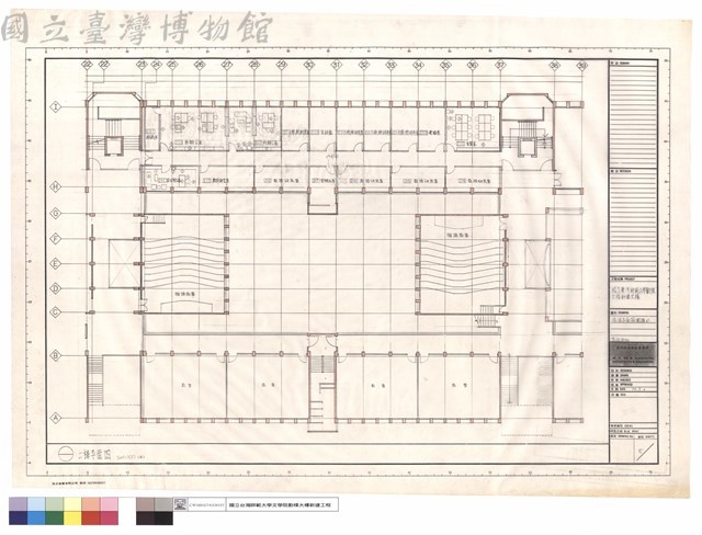 傢俱平面圖(貳樓A)家政系所藏品圖，第1張