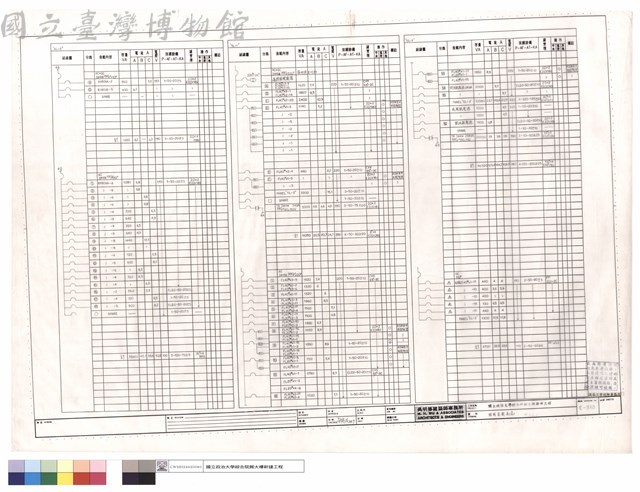 照明負載表(十三)藏品圖，第1張