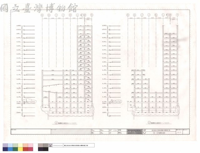 9,10軸構架立面圖藏品圖，第1張