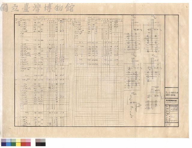 負載表,接線圖藏品圖，第1張