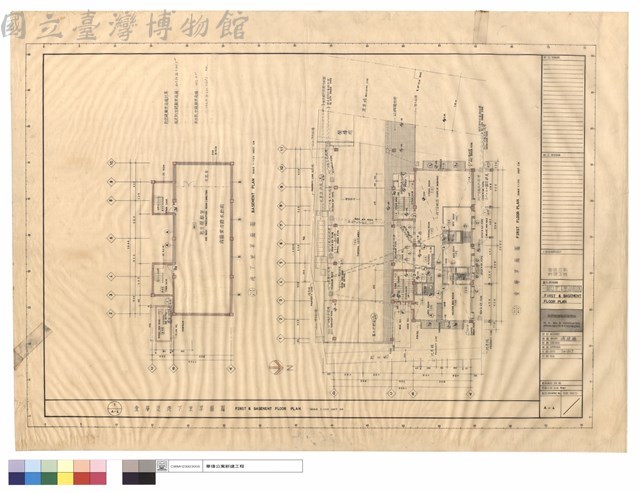 一層及地下室平面圖藏品圖，第1張