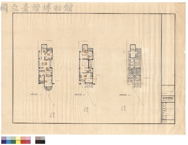 伍層,夾層,屋頂層平面圖藏品圖，第1張