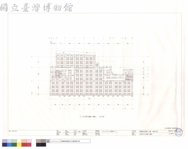 玖層天花平面圖(增築)藏品圖，第1張