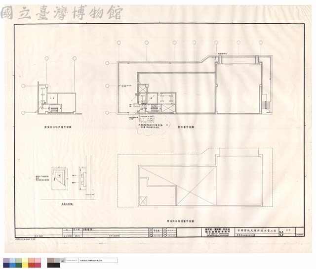 屋頂電氣設備工程平面圖藏品圖，第1張