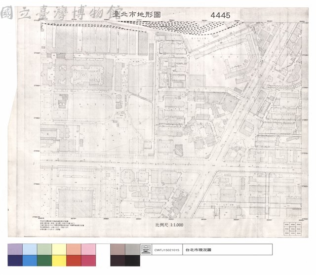 臺北市地形圖4445藏品圖，第1張