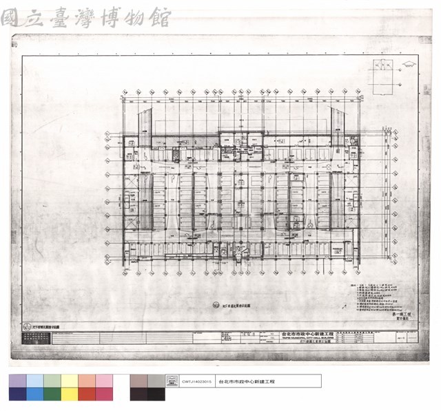 地下壹層北翼棟平面圖藏品圖，第1張
