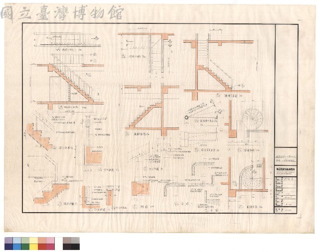 樓梯C、D及旋梯詳圖藏品圖，第1張