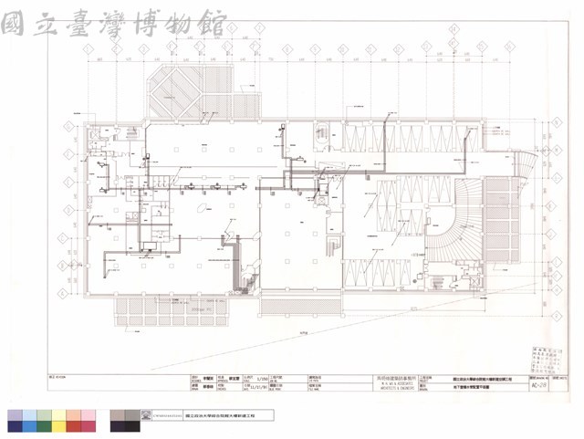 地下壹樓水管配置平面圖藏品圖，第1張