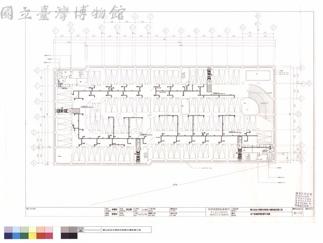 地下貳樓風管配置平面圖藏品圖，第1張