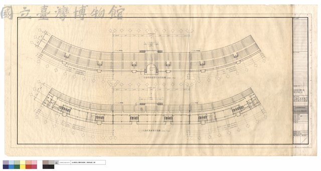 B棟貳樓樓層平面及看台平面圖藏品圖，第1張