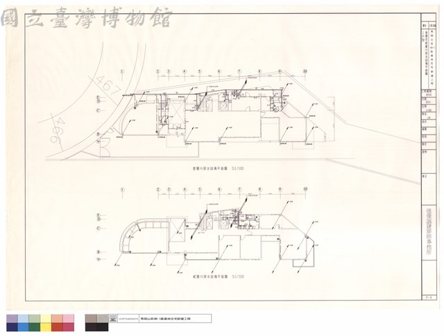 I戶型壹層至貳層汙排水設備平面圖藏品圖，第1張