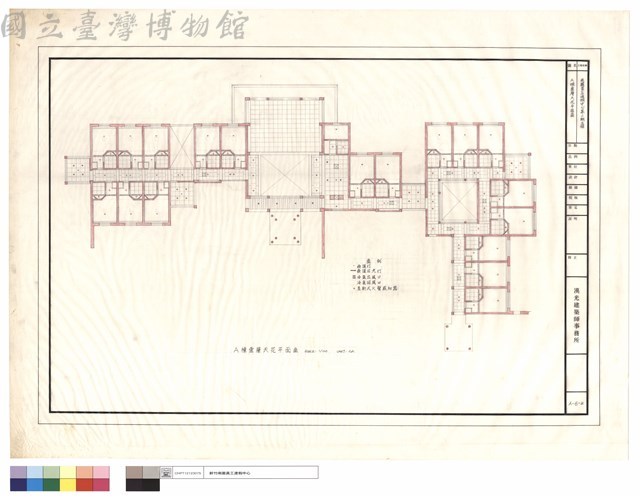 A棟壹層天花平面圖藏品圖，第1張