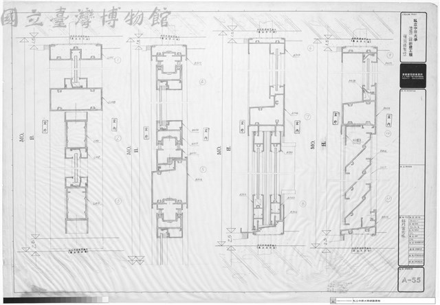 鋁門窗大樣藏品圖，第1張