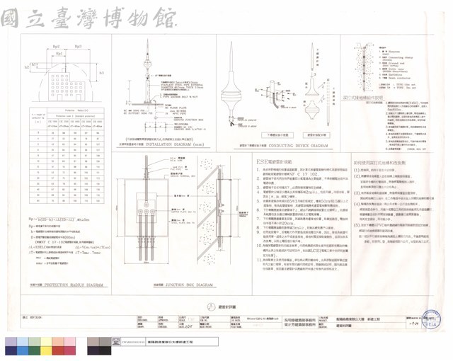 避雷針詳圖藏品圖，第1張