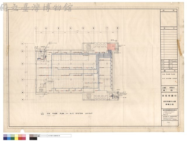11 th. FLOOR PLAN  A/C SYSTEM LAYOUT 藏品圖，第1張