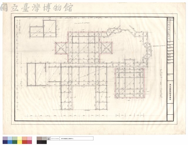 南園基礎結構平面藏品圖，第1張