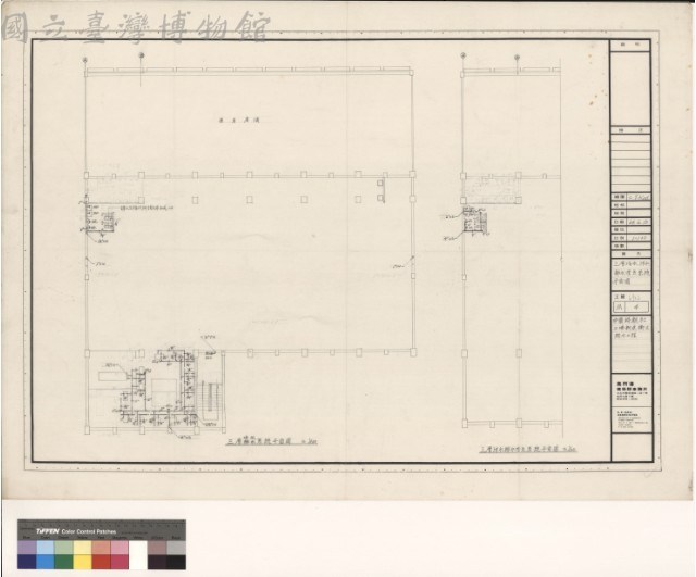 三層冷水,污水,排水,透氣系統平面圖藏品圖，第1張