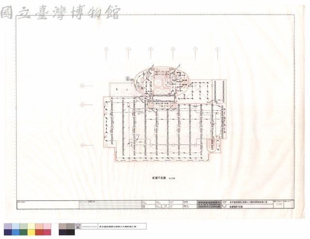 貳層電燈平面圖藏品圖，第1張