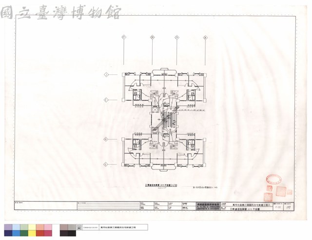 B棟參至拾肆層消防平面圖藏品圖，第1張