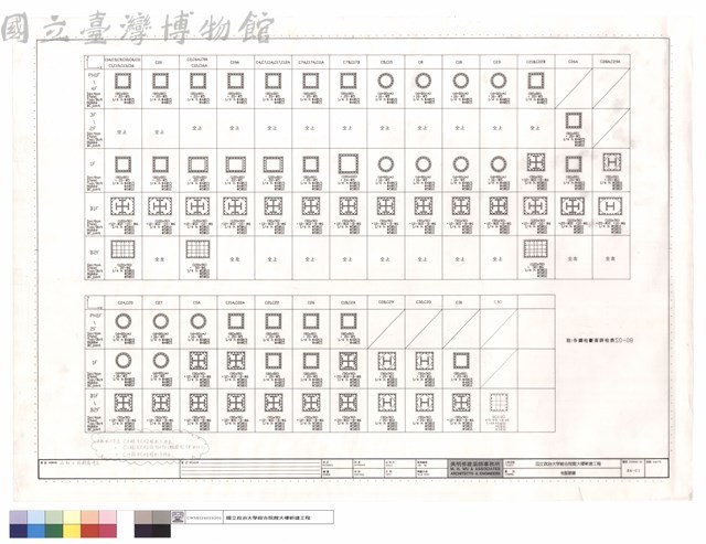 柱配筋圖藏品圖，第1張