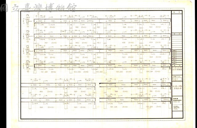 B1,B2,B3,B4,B8,B9樑配筋藏品圖，第1張