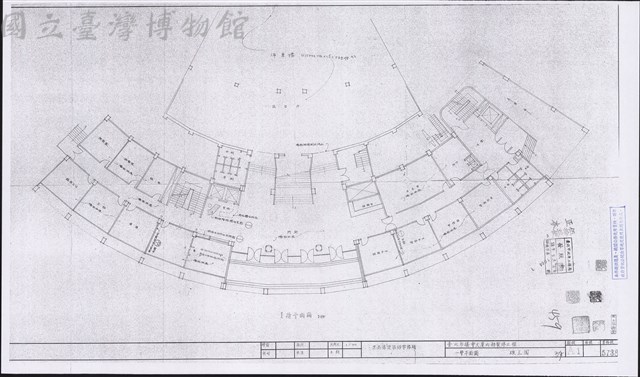 一層平面圖、竣工圖藏品圖，第1張