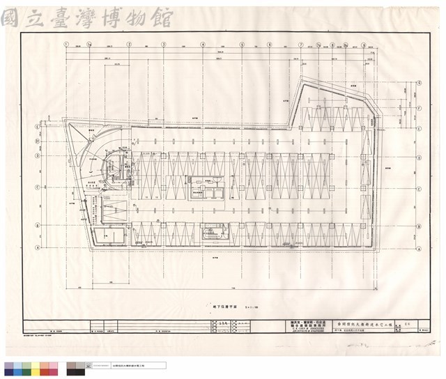 地下伍層電氣設備工程平面圖藏品圖，第1張