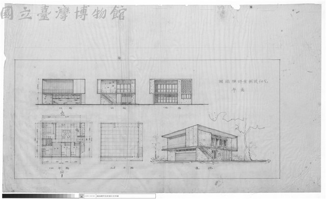 國語禮拜堂新建住宅草圖藏品圖，第1張